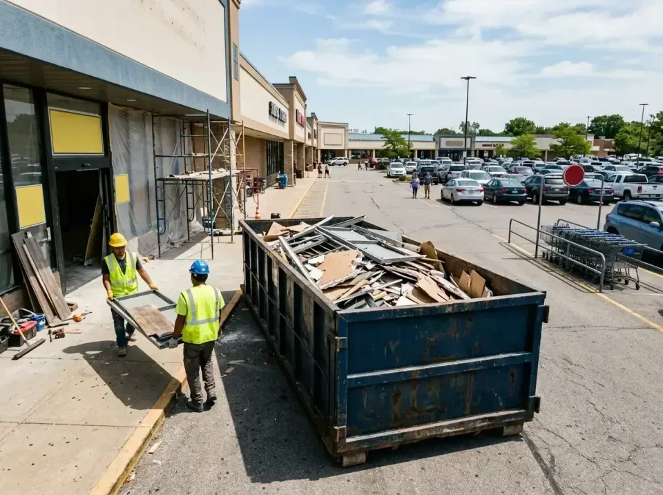 retail-store-renovation-debris-003 — frequently asked questions, Roll-off Dumpster Rentals in August, CA